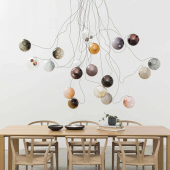 Bocci 28 Sculptural Cable Suspension Lamp - Medium
