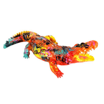 Juliarte Crocodile - City Graff Sculpture