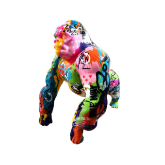 Juliarte Gorilla - Graff Rock Sculpture