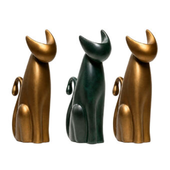 Juliarte 3 The Cat Pack - Unicolor Sculptures