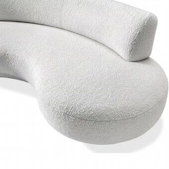 Interlude Home Nuage Right Sofa - Upholstered Plinth