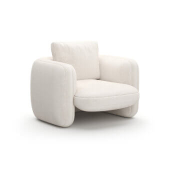 Caracole Overlap Ecru Lounge Chair