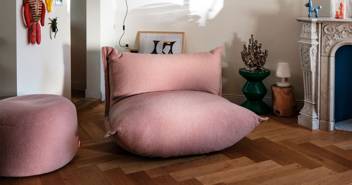 The BonBaron Sherpa Lounge Chair by Fatboy