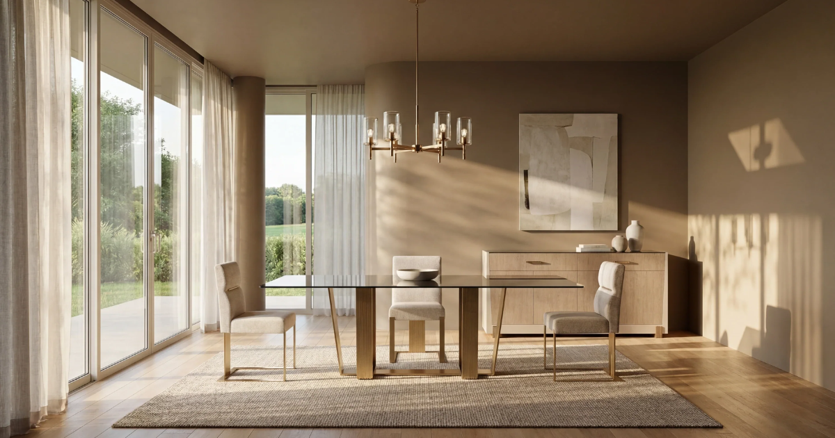 Counter Balance Dining Table by Caracole