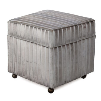 Eastern Accents Gaia Sterling Storage Ottoman