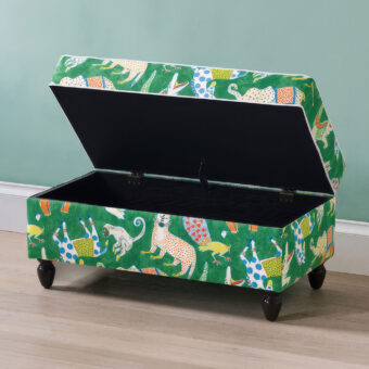 Eastern Accents Hullabaloo Upholstered Storage Ottoman