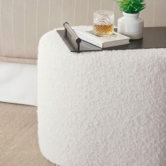 Eastern Accents Kelso Boucle Ottoman