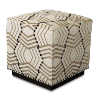 Eastern Accents Kimahri Embroidered Ottoman