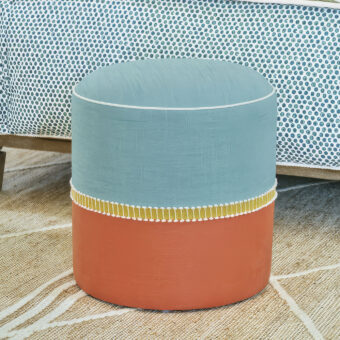 Eastern Accents Kona Colorblock Ottoman