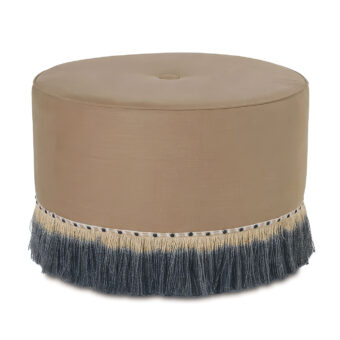 Eastern Accents Midori Linen Ottoman