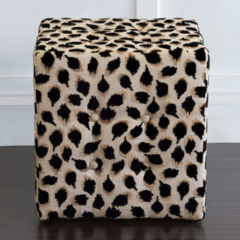 Eastern Accents Ocelot Cube Ottoman