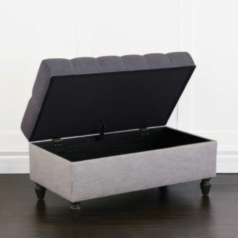 Eastern Accents Pattinson Upholstered Storage Ottoman