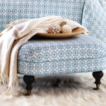 Eastern Accents Penelope Caster Ottoman