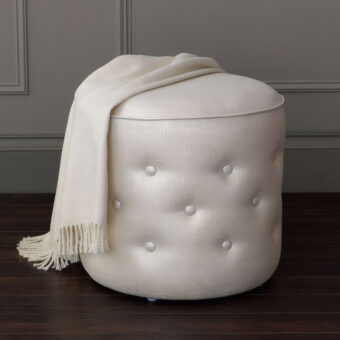 Eastern Accents Reflection Frost Tufted Ottoman