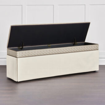 Eastern Accents Rosecliff Skirted Storage Bench
