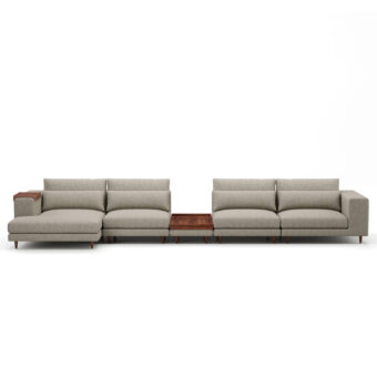 Stellar Works Atelier Leg Sectional Configuration 2
