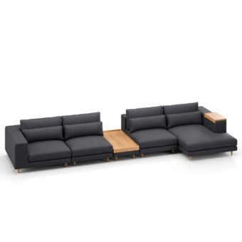 Stellar Works Atelier Leg Sectional Configuration 2