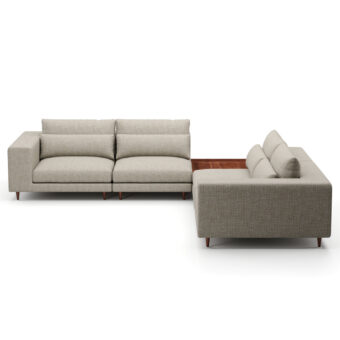 Stellar Works Atelier Leg Sectional Configuration 5