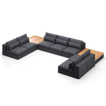 Stellar Works Atelier Skirt Sectional Configuration 3