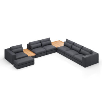 Stellar Works Atelier Skirt Sectional Configuration 4