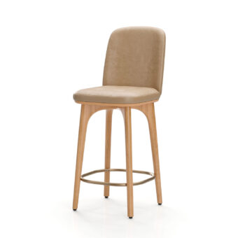 Stellar Works Utility Counter Stool With Backrest