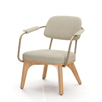 Stellar Works Utility Half Back Lounge Chair