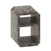 Pierre Mason Monogramme Nightstand Smoky Quartz