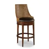 Woodbridge Furniture As Shown in Picture Mocha Leather + Hardwood Solids Structure