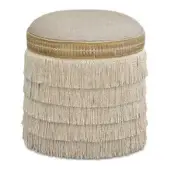 Eastern Accents As Shown in Picture Rasmus Khaki Fabric + Bullion Trim Rows