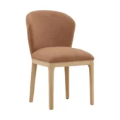 Dovetail Kaelin Chair Rose Fabric / Light Natural Ash Wood