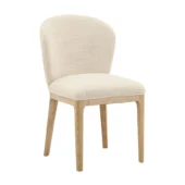 Dovetail Kaelin Chair Cienega Oatmeal Fabric / Light Natural Ash Wood