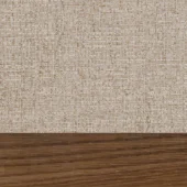 Dovetail Amal Sofa Field Fawn Tweed Fabric / Natural Elm Wood
