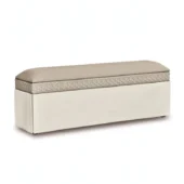 Eastern Accents As Shown in Picture Rasmus Khaki & Ledger White Linen with Interlocking Fretwork