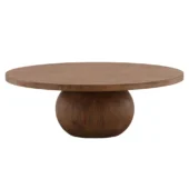 Dovetail Belize Coffee Table Reclaimed Pine Wood Brown
