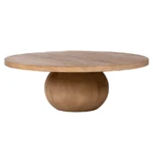 Dovetail Belize Coffee Table Reclaimed Pine Wood Natural Wood Finish