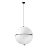 Faro Barcelona As Shown in Picture Steel Structure in Satin Black + PMMA Shade in Glossy White