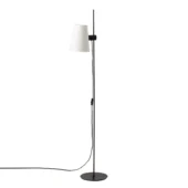 Faro Barcelona As Shown in Picture 9011 RAL/Pantone Black Steel Structure + Beige Shade - Floor