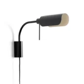 Faro Barcelona As Shown in Picture 9011 Black RAL/Pantone Structure & Black Shade-wall