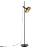 Faro Barcelona As Shown in Picture Black + Satin Gold - Floor