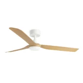 Faro Barcelona As Shown in Picture Matt White Steel Structure + Maple ABS Blades