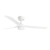 Faro Barcelona As Shown in Picture Matt White Steel Structure + Matt White ABS Blades + Opal Glass Diffuser