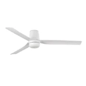 Faro Barcelona As Shown in Picture Matt White Aluminum Structure + Matt White ABS Blades - Opal Glass Diffuser - Tub