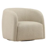 Dovetail Finish Beige + Boucle Fabric