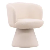 Dovetail Finish Cream + Chunky Chenille Fabric