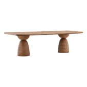 Dovetail Finish Light Natural + Mango Wood