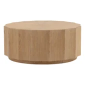 Dovetail Finish Natural + Rubber Wood and Oak Veneer