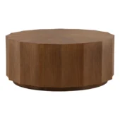 Dovetail Finish Dark Brown + Rubber Wood and Oak Veneer