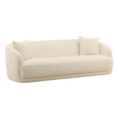 Dovetail Finish Cream + Chunky Boucle Fabric