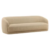 Dovetail Finish Camel + Chunky Boucle Fabric