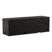 Dovetail Finish Black + Teak Wood